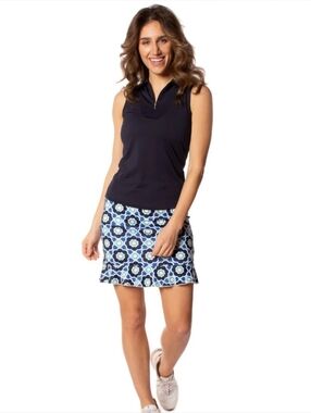Golftini Want It All-Short Retro Flower Pattern Golf Tennis Skort Size Small